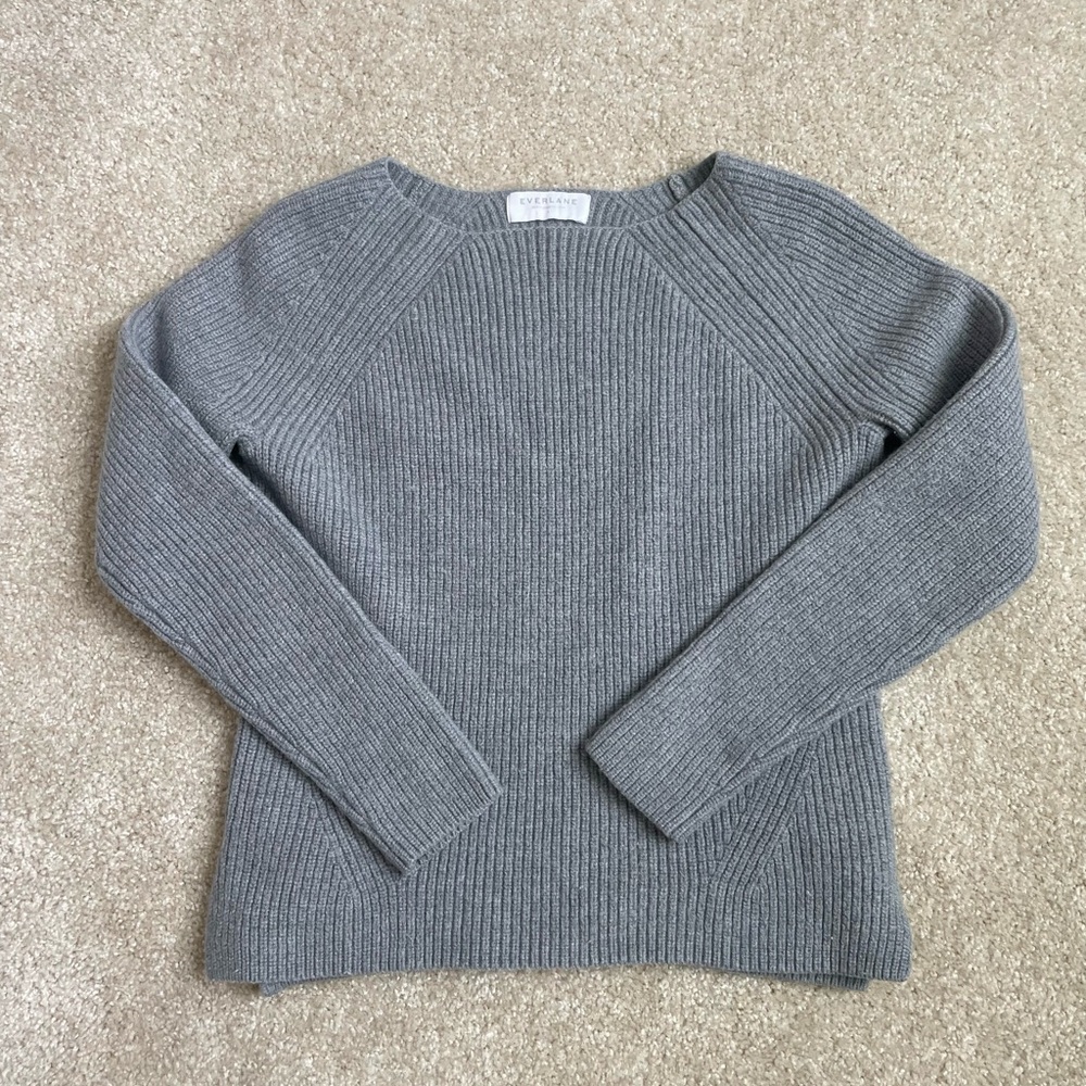 Everlane Gray Wool Sweater